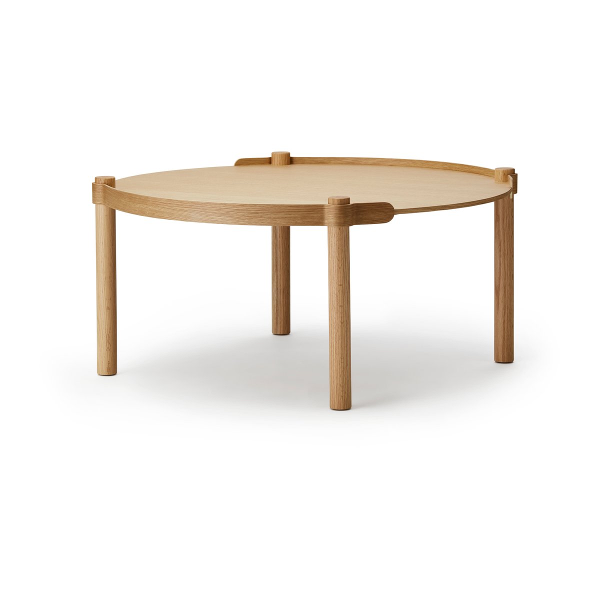 Cooee Design Woody pöytä 80 cm Oak | Skandinaavinen Sisustus | Sohvapöydät | Ruskea