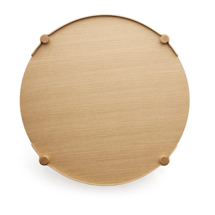 Woody pöytä Ø80 cm - Oak - Cooee Design