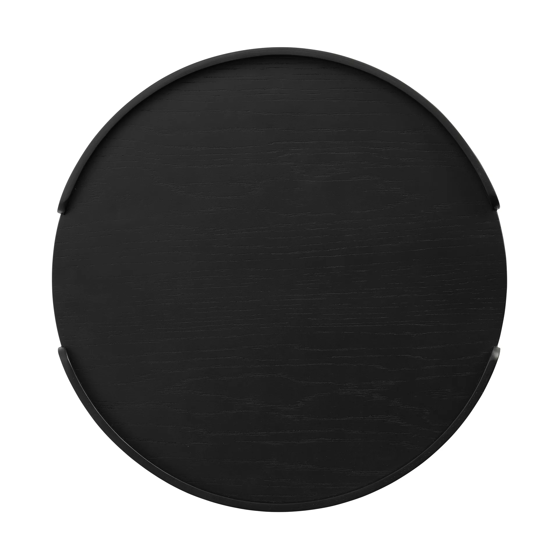 Woody tarjotin, Mustaksi petsattu tammi, Ø35 cm Cooee Design