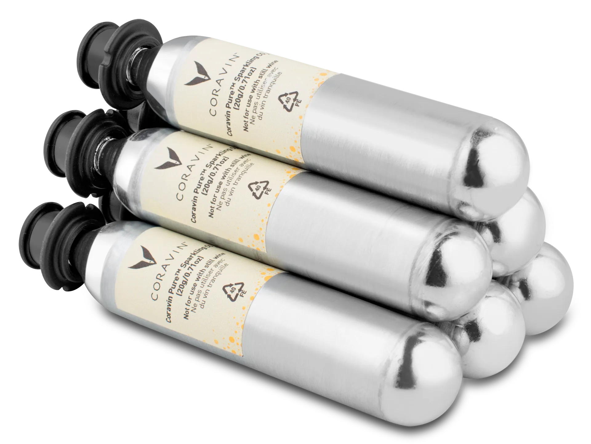 CO2-kapselit kuplia varten, 6-pakkaus Coravin