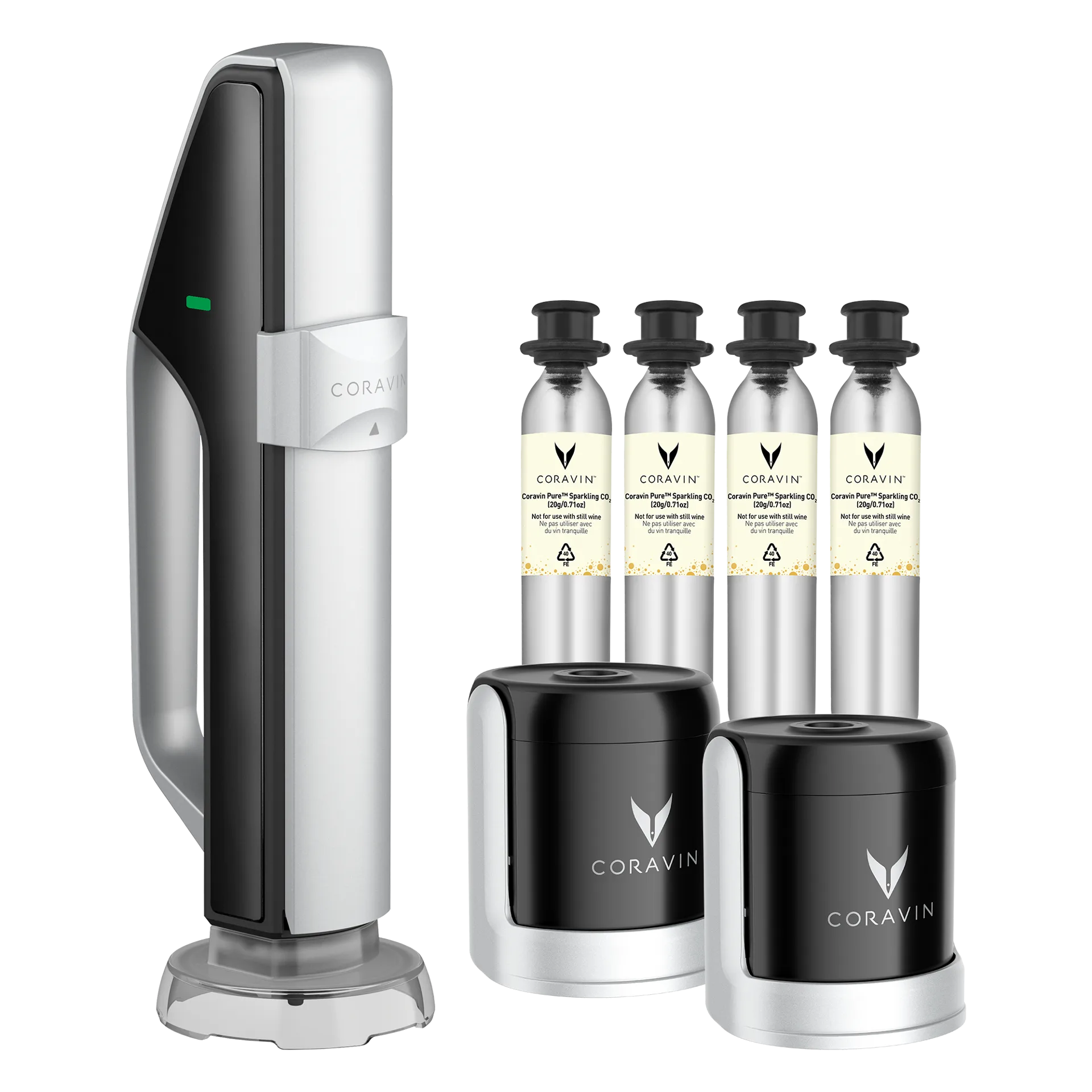 CORAVIN™ Sparkling Wine viinijärjestelmä, H25,4 cm Coravin