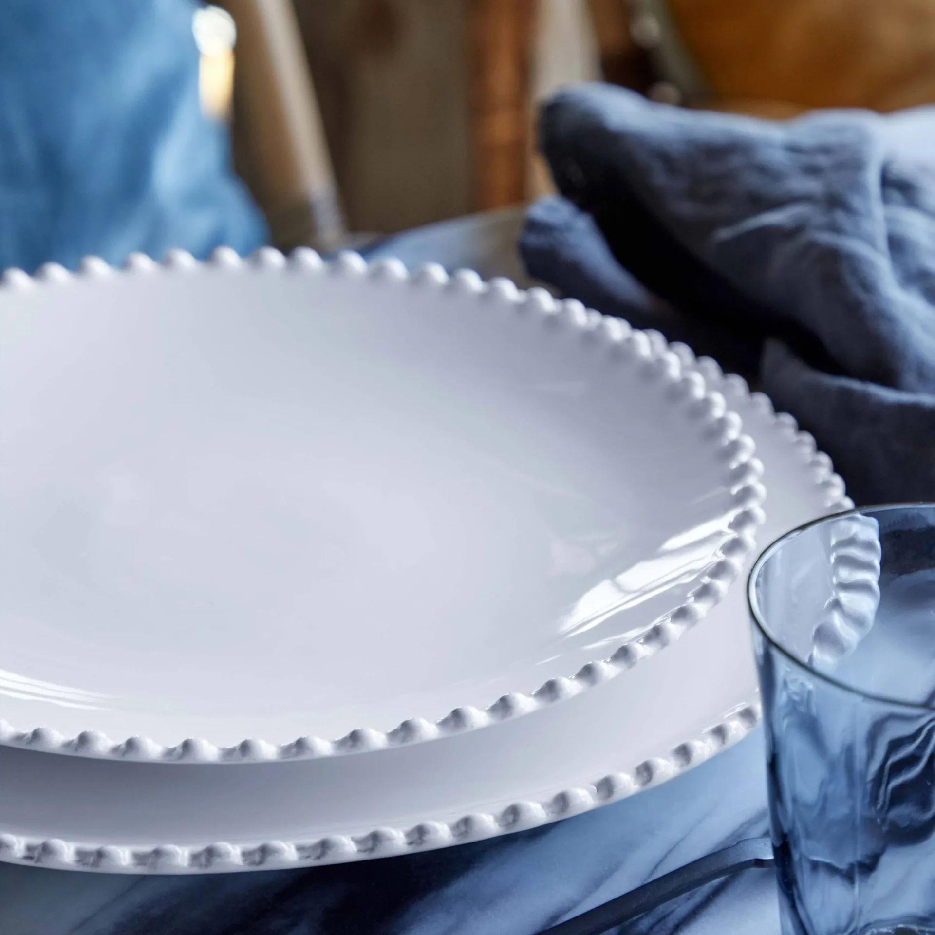 Pearl ruokalautanen, Valkoinen, Ø28 cm Costa Nova