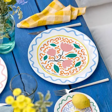 Summer Bliss ruokalautanen - Capri, Ø24 cm - Costa Nova