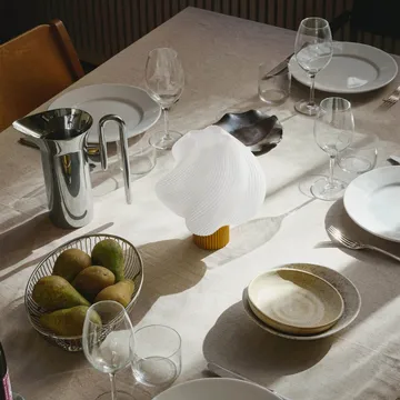 Soft Serve kannettava pöytälamppu - Lakka, 23 cm - Crème Atelier