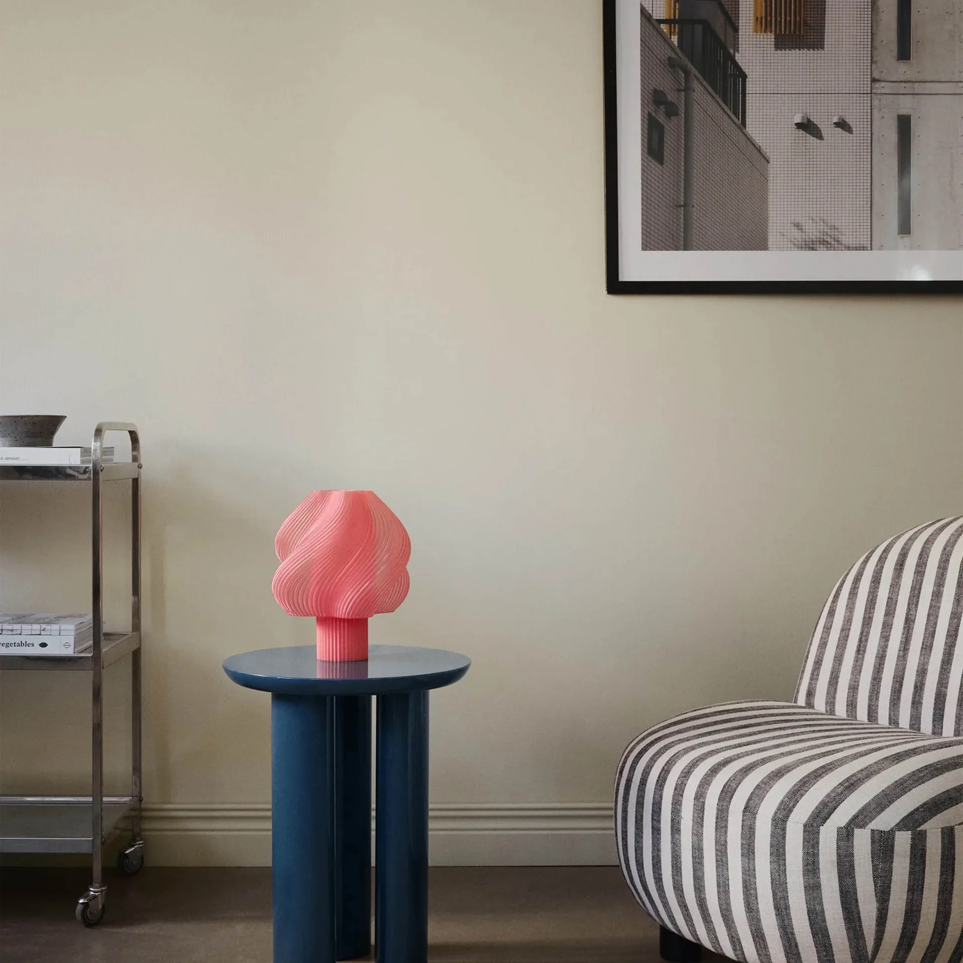 Soft Serve pöytälamppu, Persikkasorbetti, Regular, 26 cm Crème Atelier