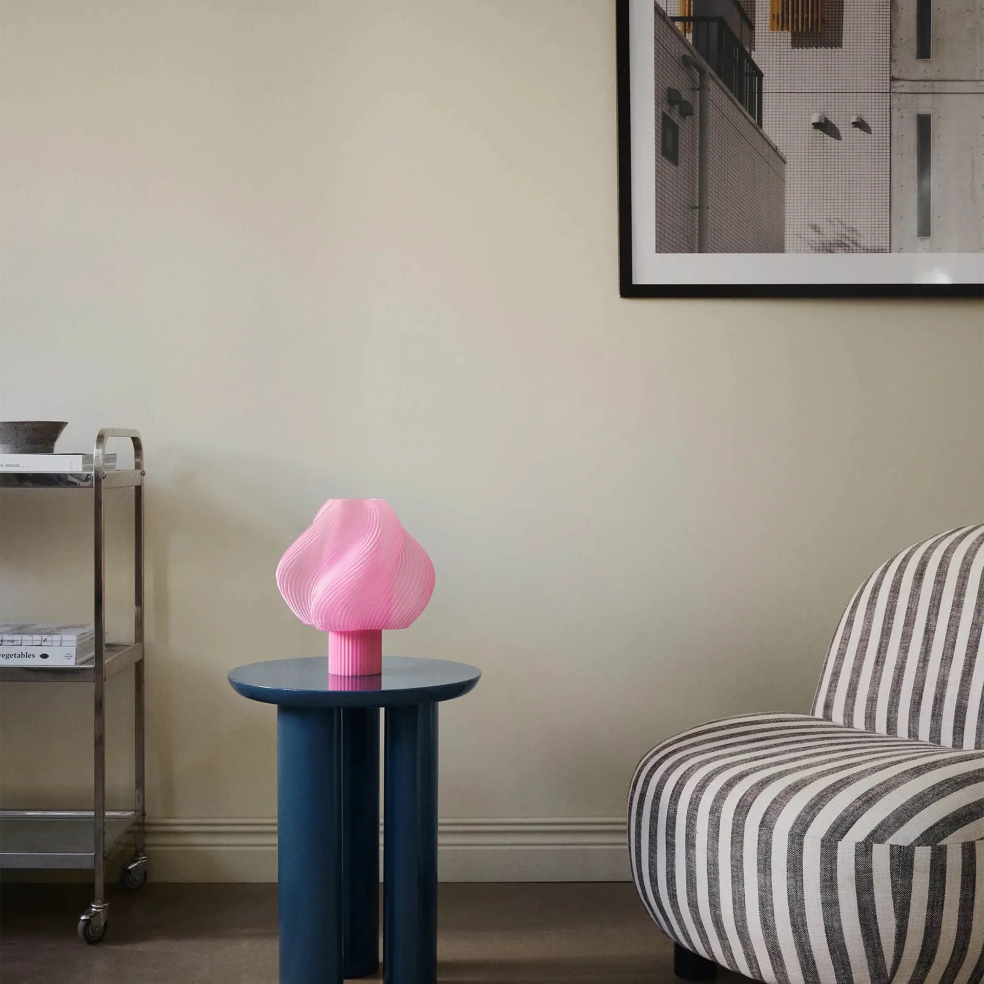 Soft Serve pöytälamppu, Rose sorbet, Regular, 26 cm Crème Atelier