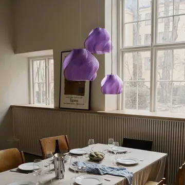 Soft Serve riippuvalaisin - Lavender sorbet-kromi, 01, 20 cm - Crème Atelier