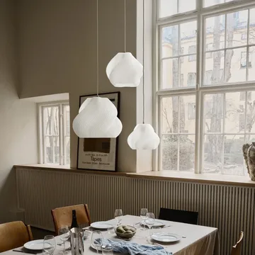 Soft Serve riippuvalaisin - White-brass, 01, 20 cm - Crème Atelier