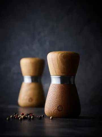 Kyoto-maustemylly - Natural, FSC-tammi, 10 cm - Crushgrind