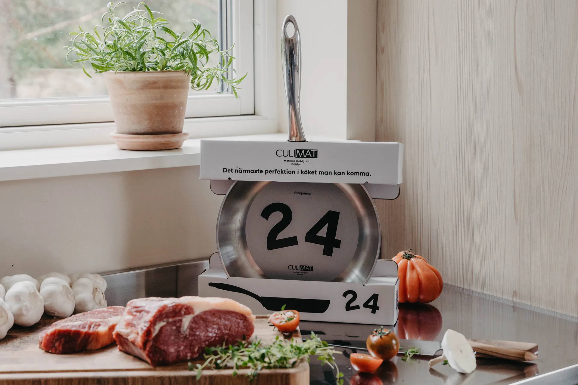 Culimat paistinpannu 5-ply  ruostumaton teräs, 24 cm Culimat