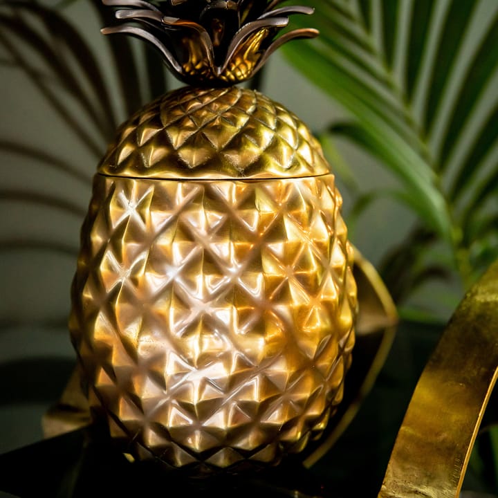 Pineapple jääpala-astia kannella ananas - Kulta - Culinary Concepts