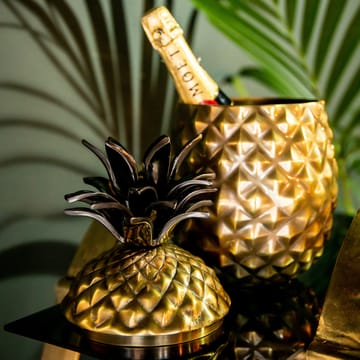 Pineapple jääpala-astia kannella ananas - Kulta - Culinary Concepts