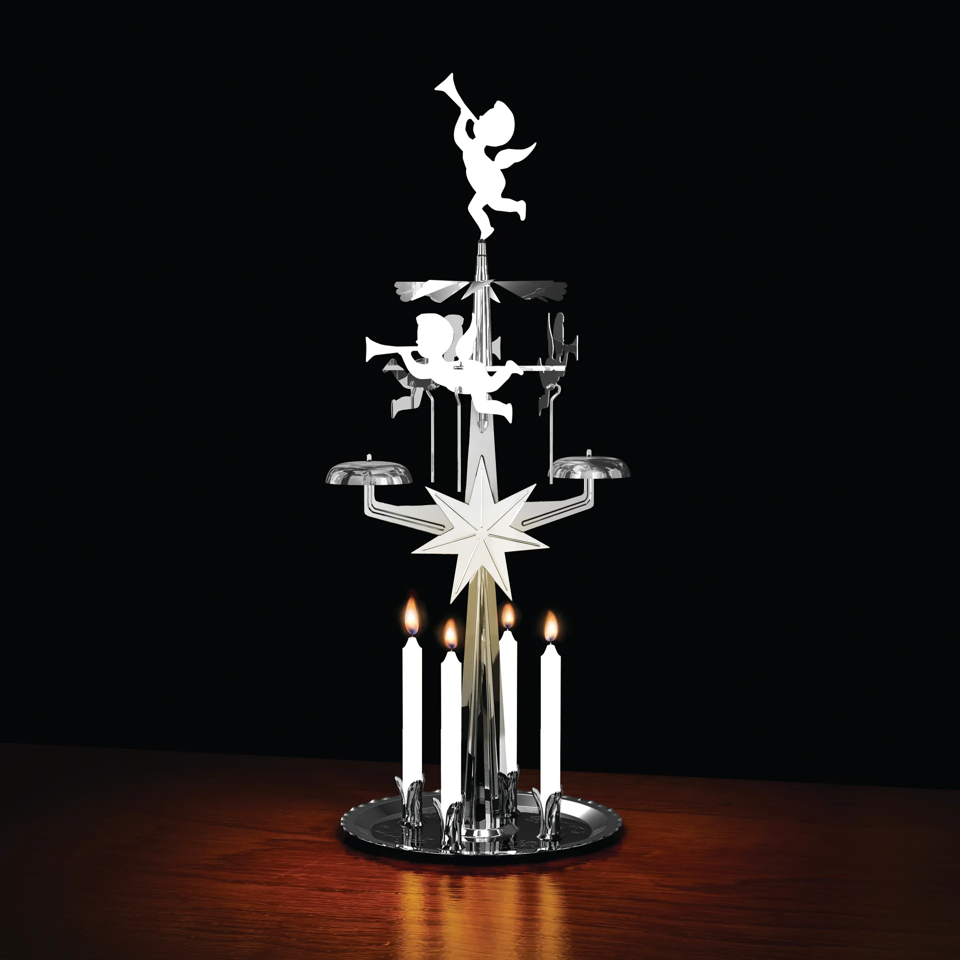 Enkelikello, alkuperäinen, hopeanvärinen Dala Industrier