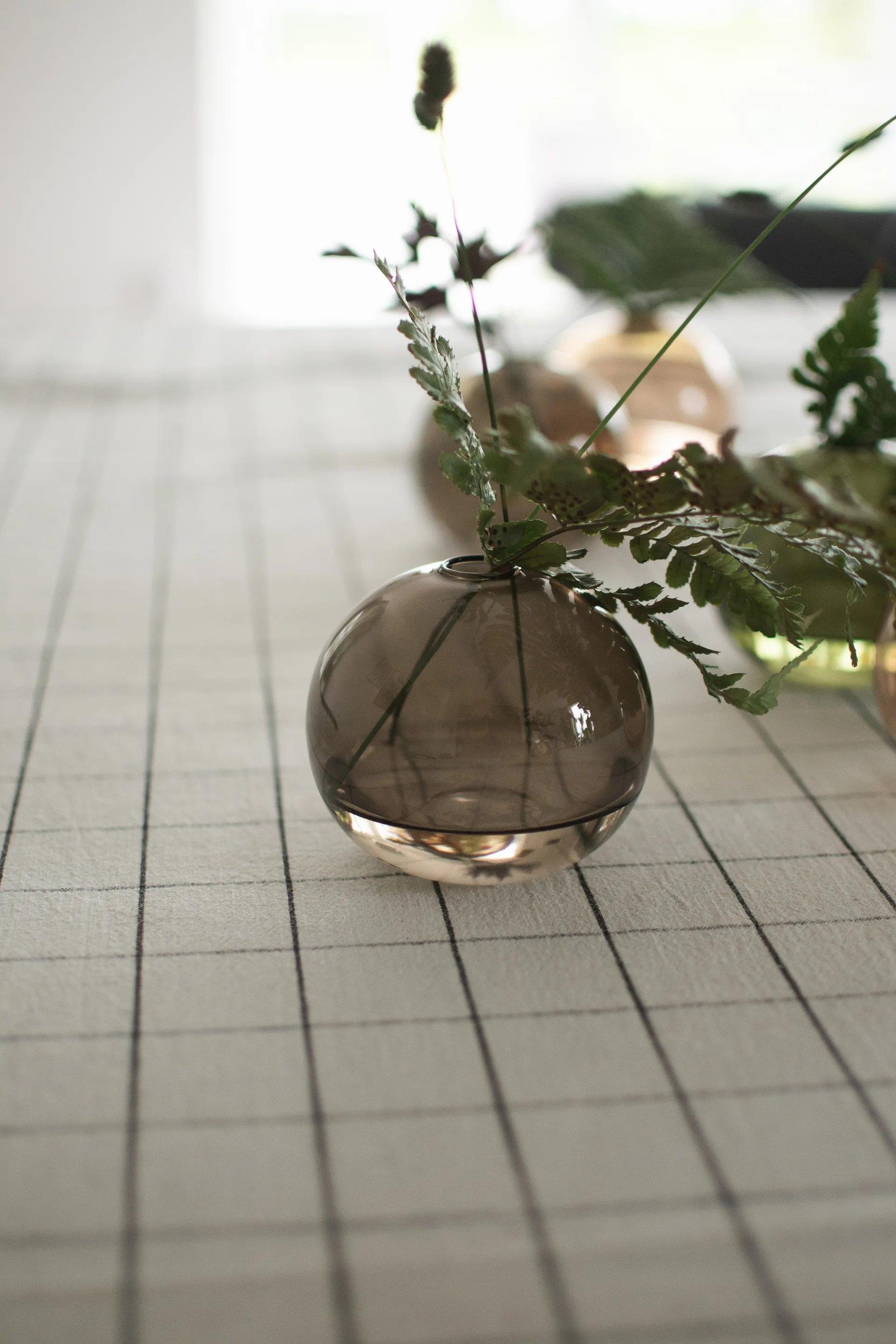 Ball maljakko Ø10 cm, Ruskea DBKD