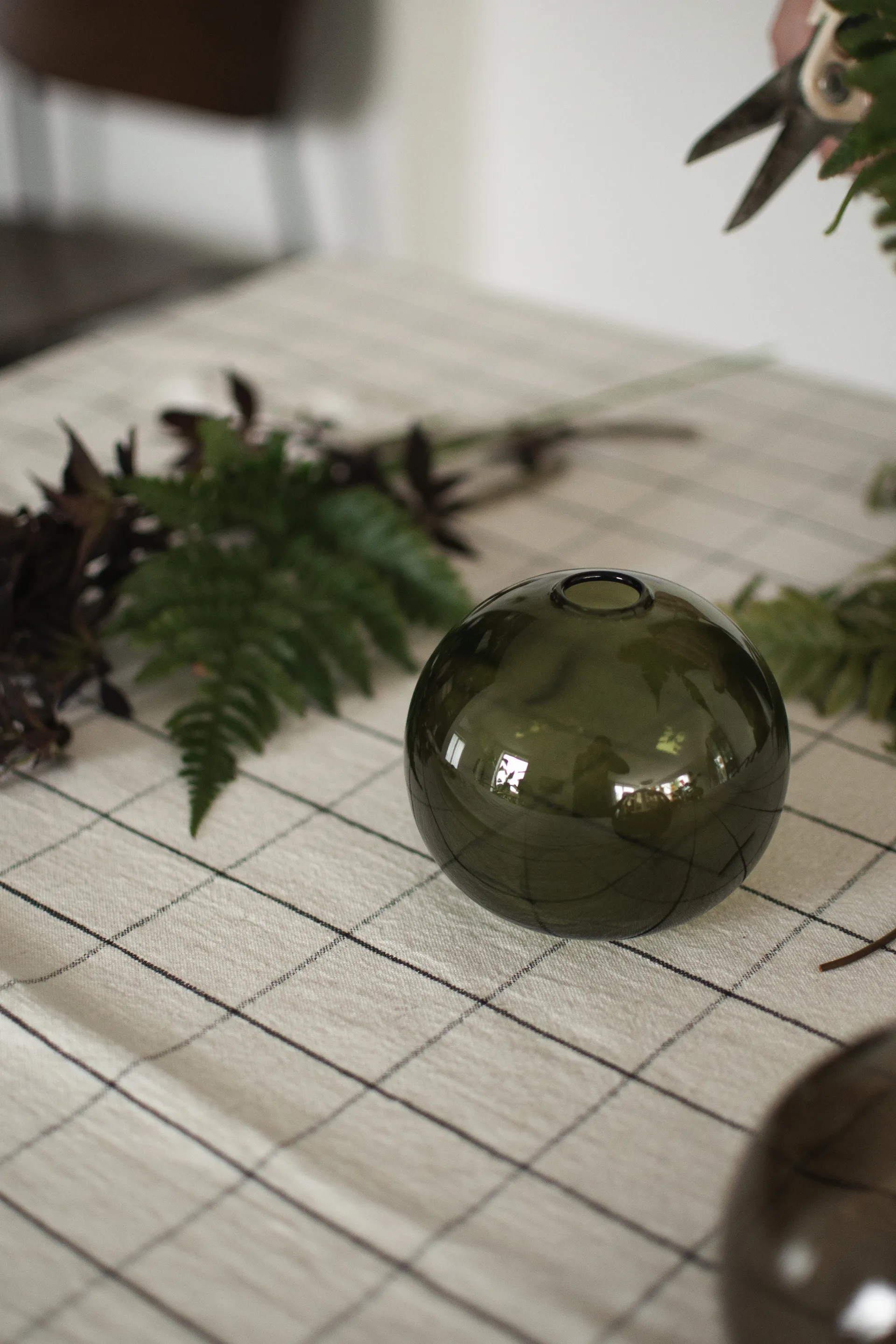 Ball maljakko Ø10 cm, Vihreä DBKD