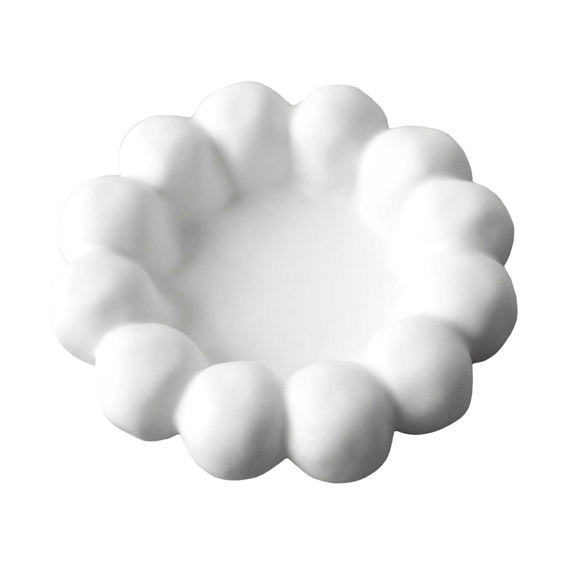 Bright kynttilänalusta Ø17 cm, White DBKD
