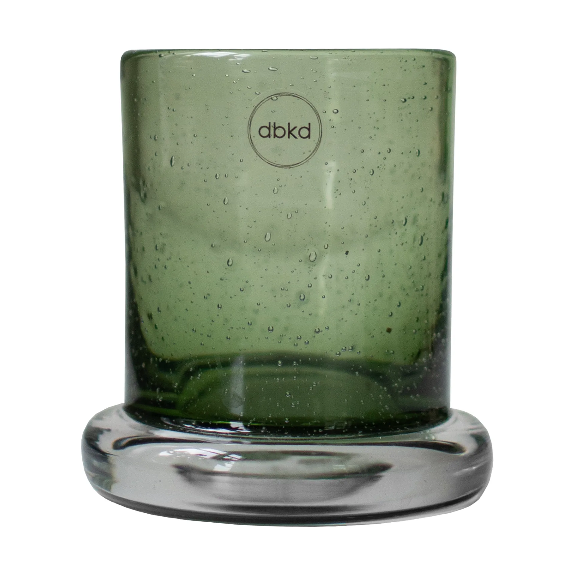 Bubble kynttilälyhty Ø10 cm, Vihreä DBKD