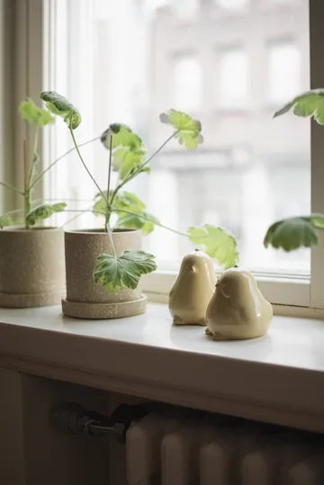 Chubby chicken pääsiäiskoriste 2-pack - Kiiltävä keltainen - DBKD