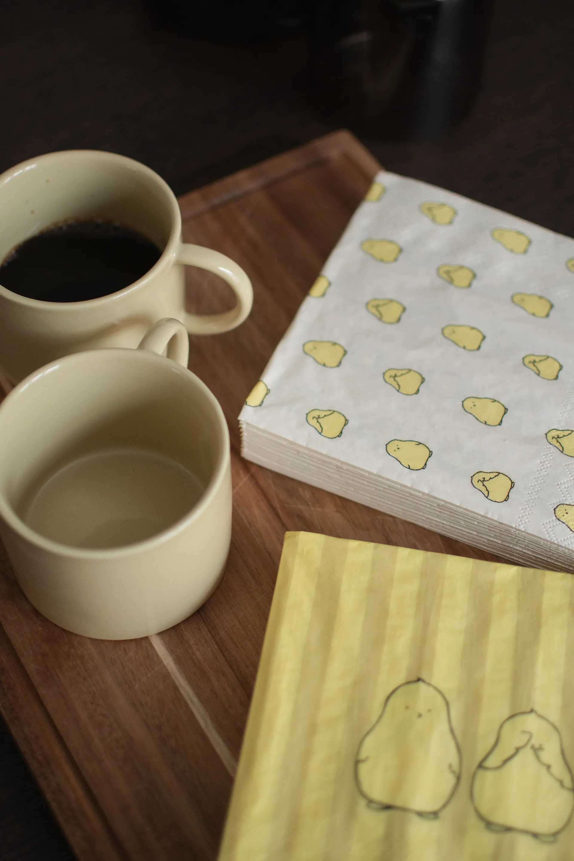 Chubby chicken paperiservietti 20-pack, Keltainen, 33x33 cm DBKD