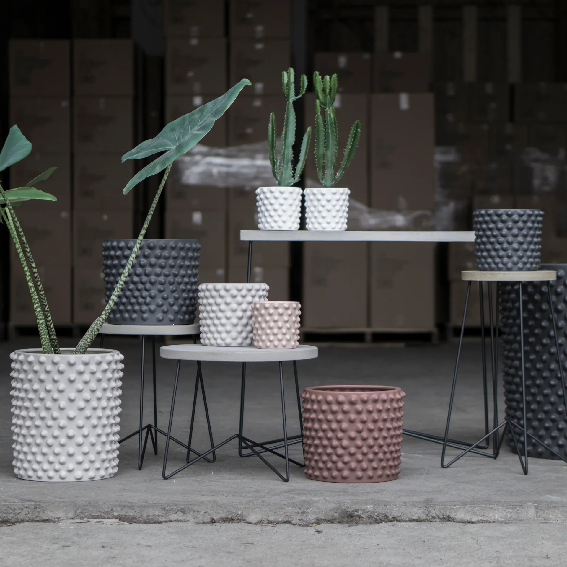 Cloudy ruukku tummanharmaa, Keskikokoinen, ø 30 cm DBKD