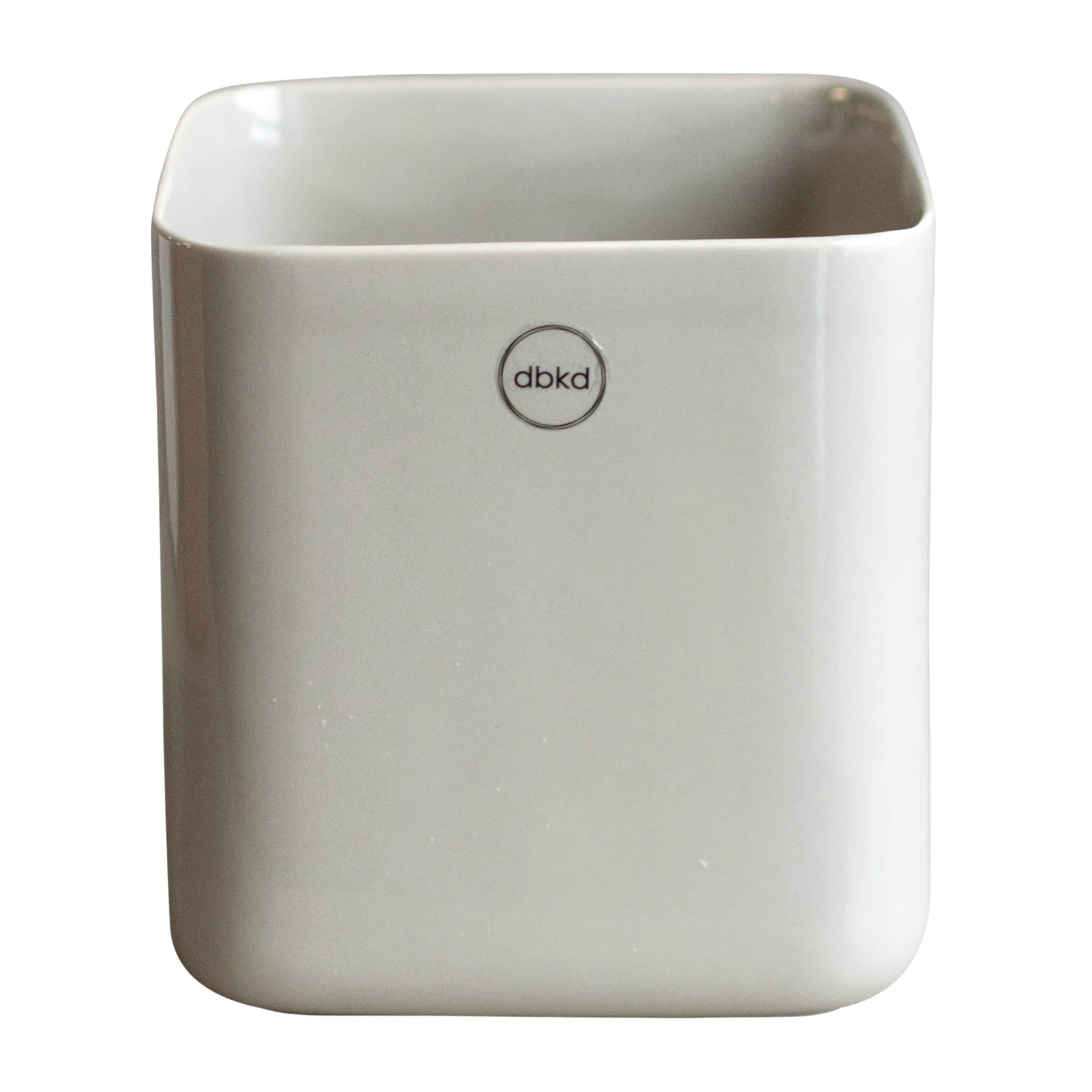 Cube ruukku small Ø 13 cm, Shiny mole DBKD