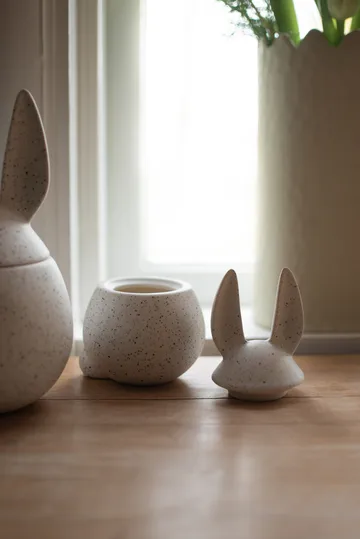 DBKD Eating rabbit kulho pieni - White dot - DBKD