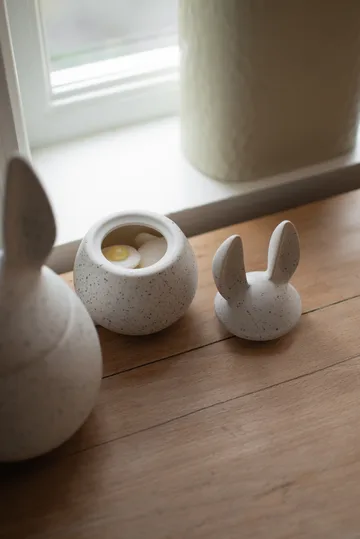 DBKD Eating rabbit kulho pieni - White dot - DBKD