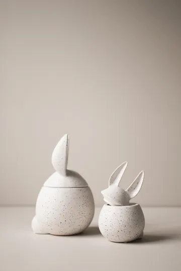 DBKD Eating rabbit kulho pieni - White dot - DBKD