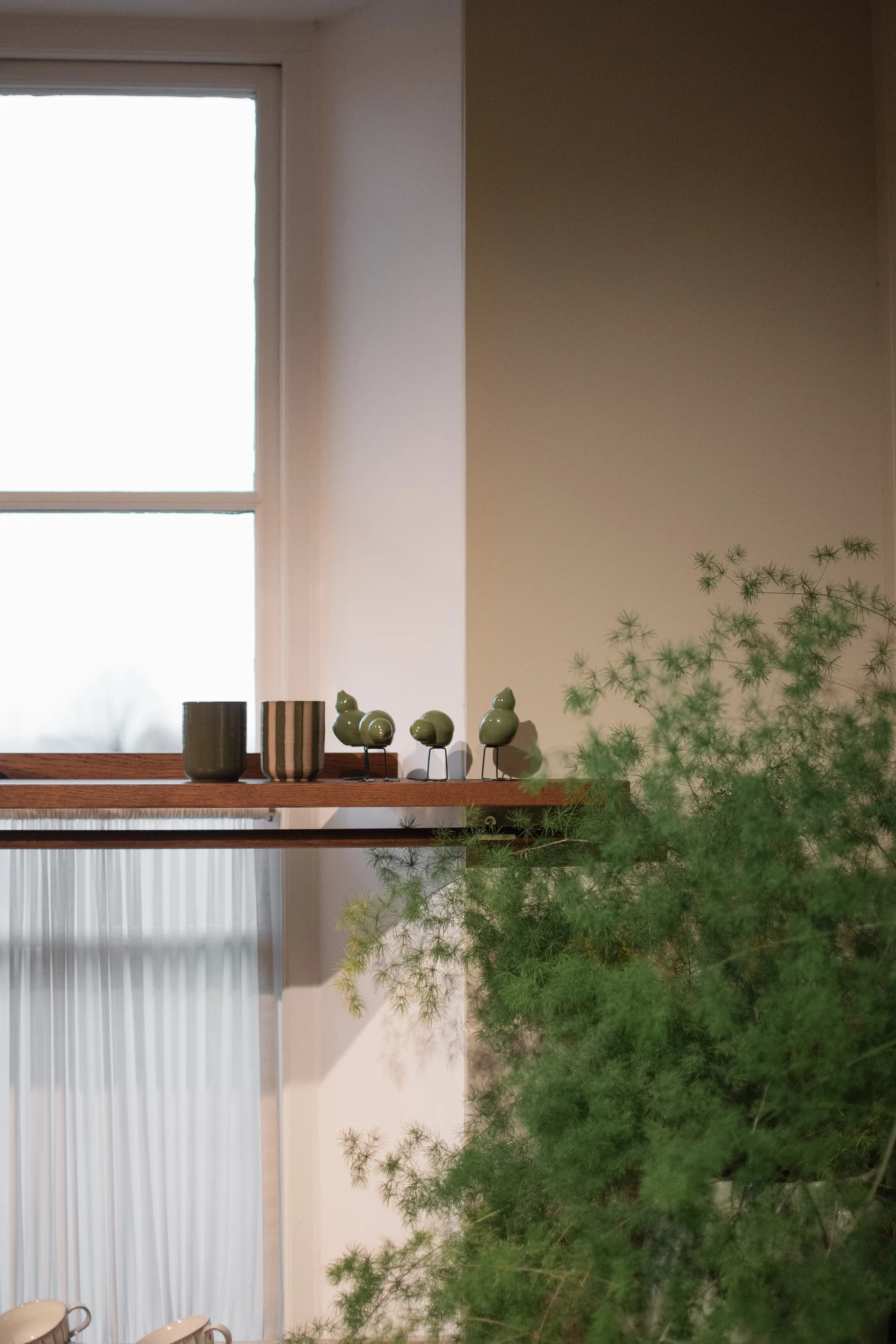 DBKD Swedish Birds -pääsiäiskoriste, 2-pakkaus, Kiiltävä green DBKD