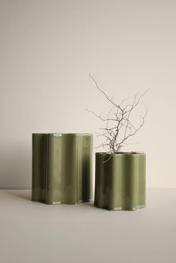 Filter ruukku - Kiiltävä vihreä, Ø25 cm - DBKD