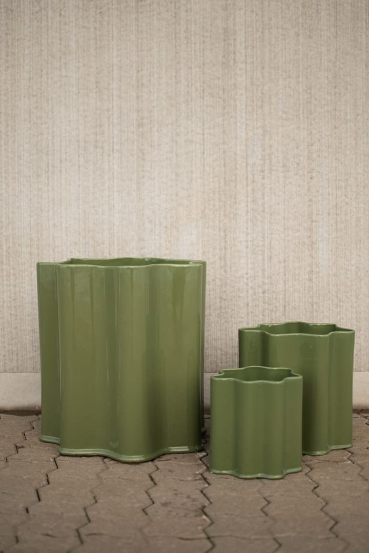 Filter ruukku, Shiny green, Ø41 cm. DBKD
