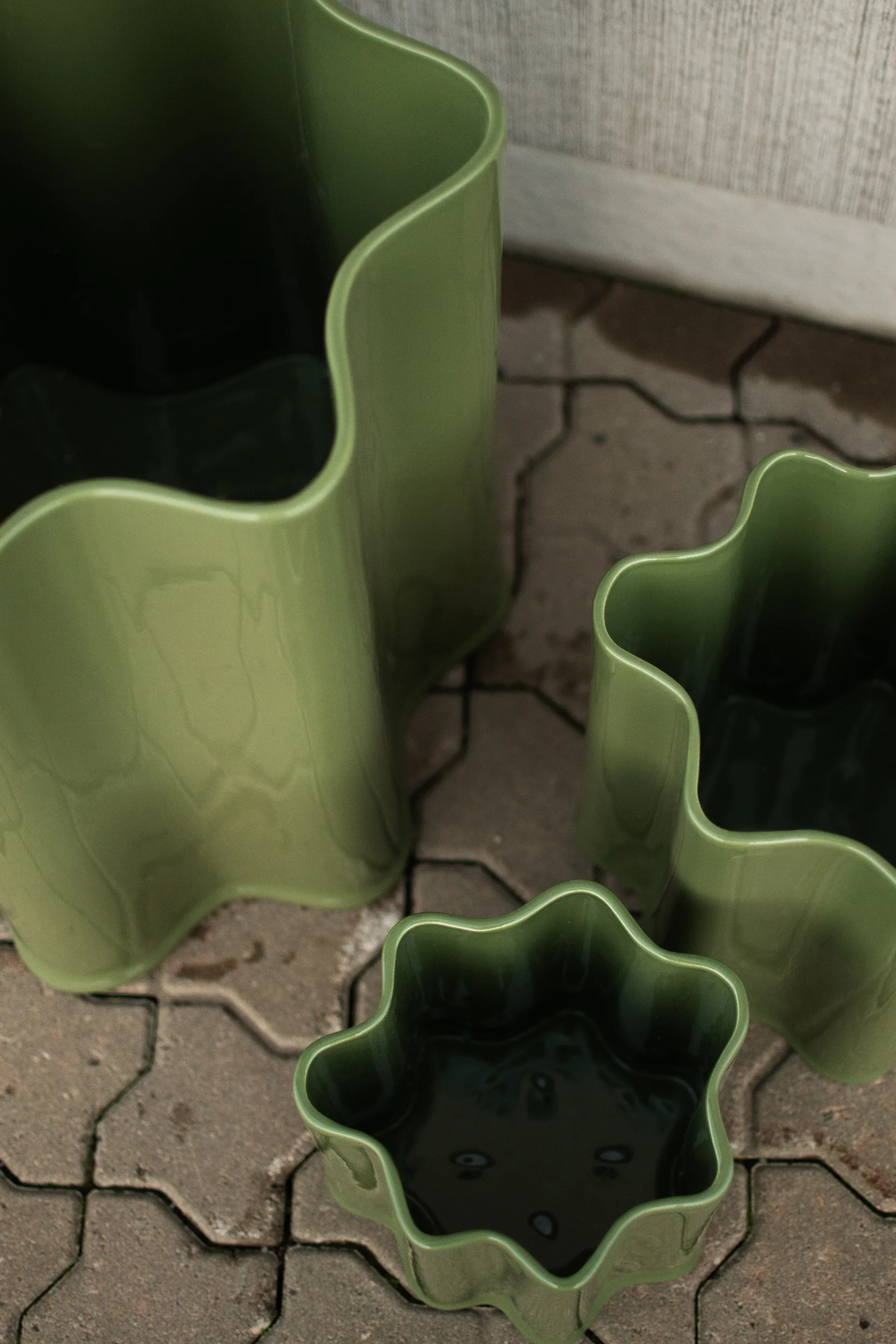 Filter ruukku, Shiny green, Ø41 cm. DBKD