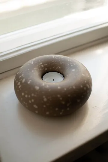 Float tuikkulyhty - Brown dot - DBKD