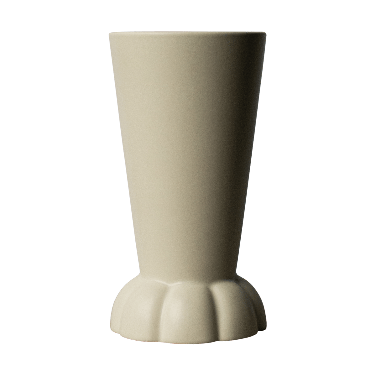 DBKD Flora maljakko 22 cm Creme | Skandinaavinen Sisustus | Maljakot | Beige