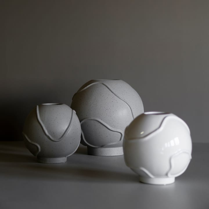 Form maljakko Ø 18 cm - Shiny white - DBKD
