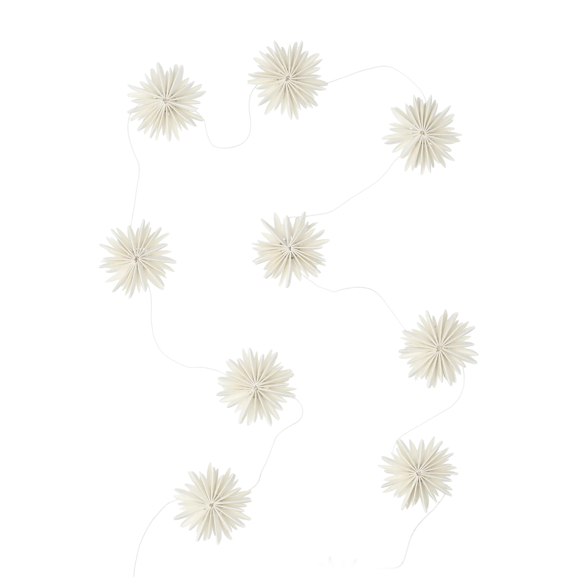 Garland hiutale koristeköynnös, White  DBKD