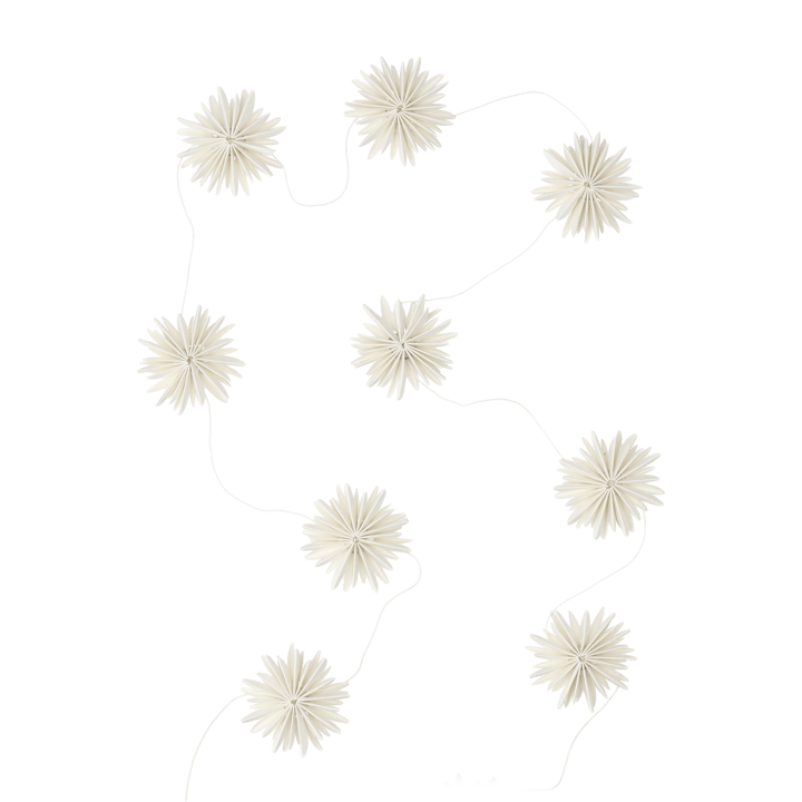 Garland hiutale koristeköynnös, White  DBKD