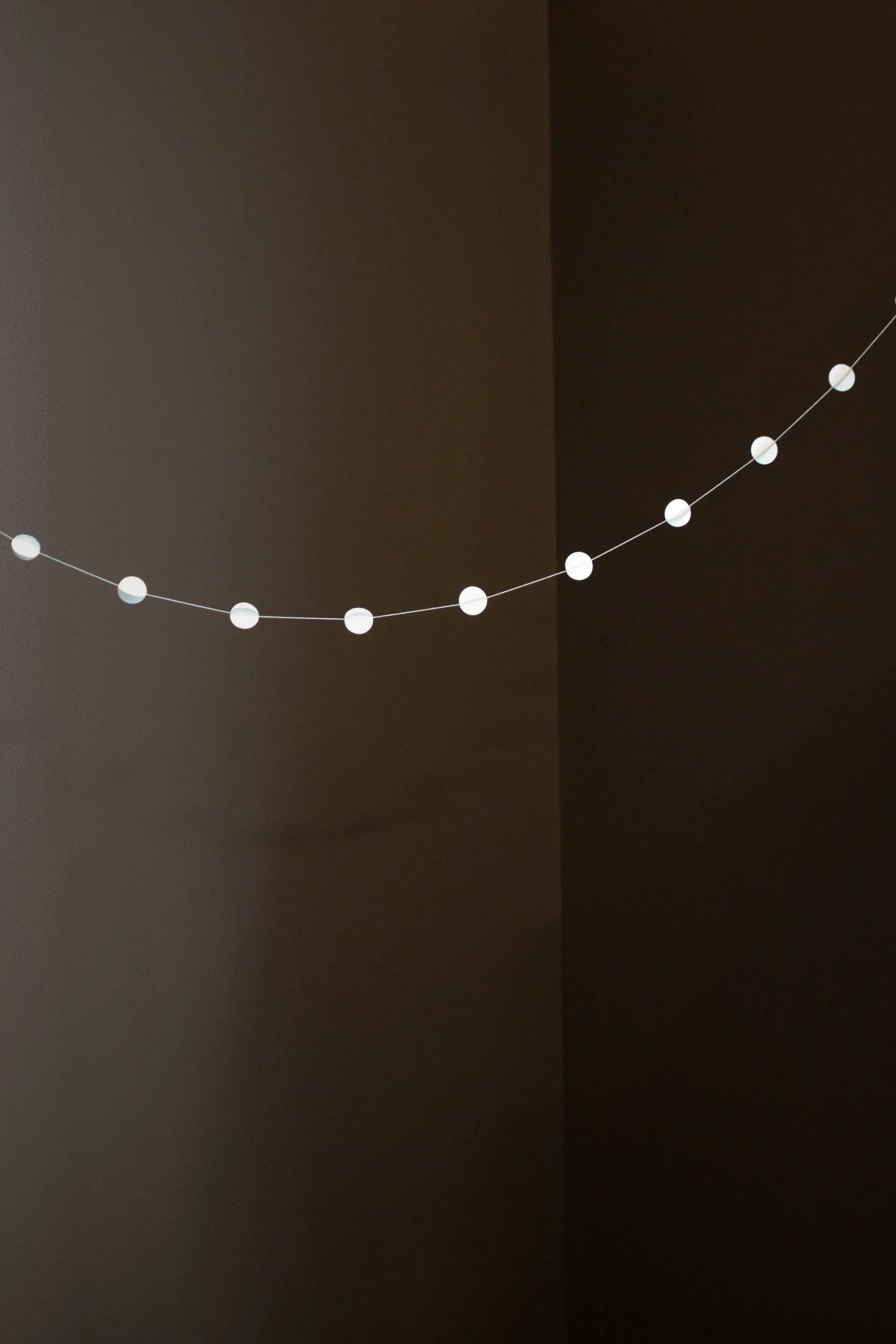 Garland köynnös pyöreä, White DBKD