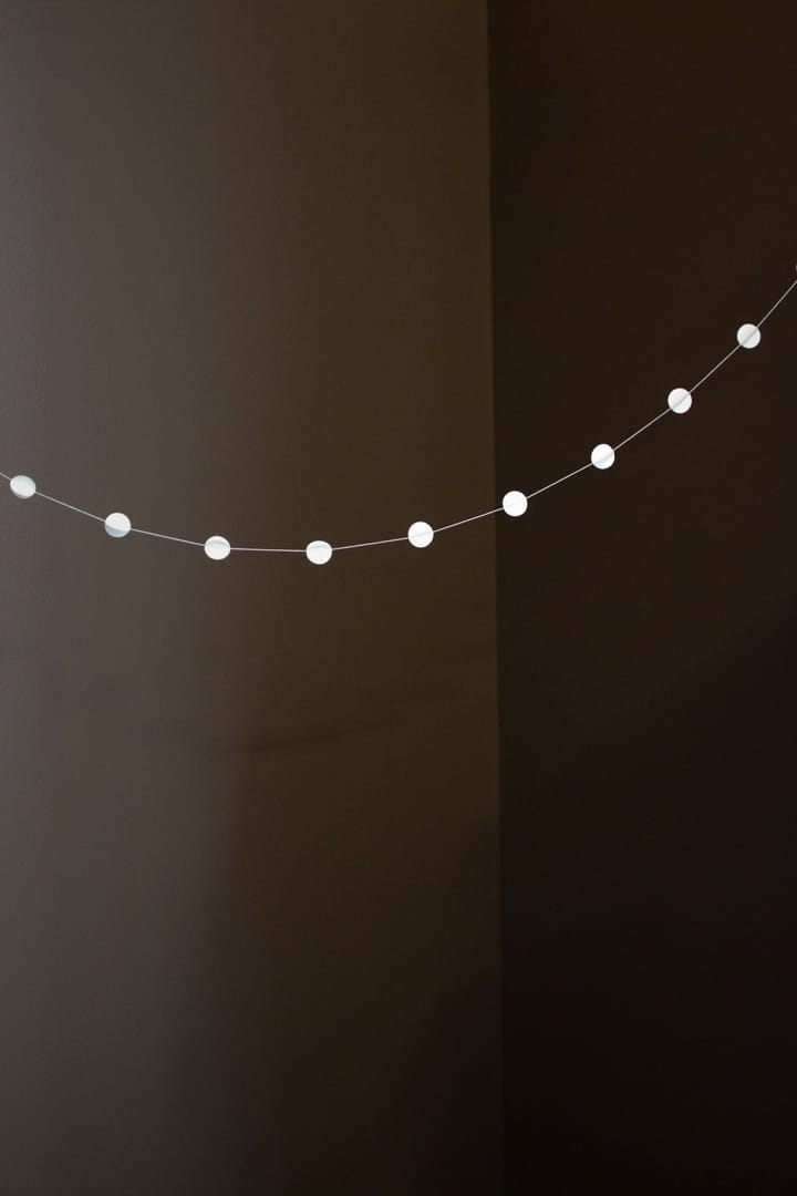 Garland köynnös pyöreä, White DBKD