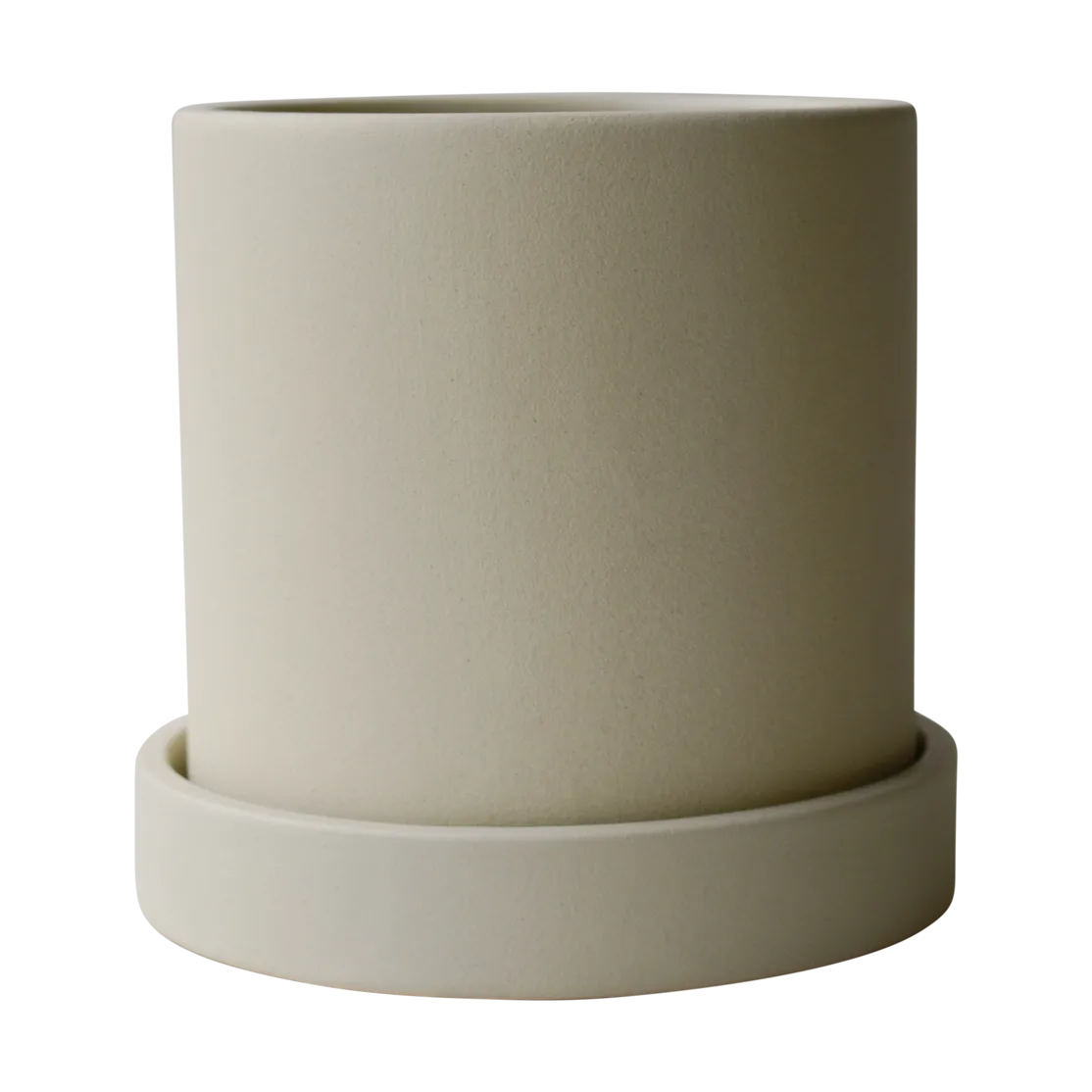 Grow ruukku Ø10 cm aluslautasella, Sandy creme DBKD