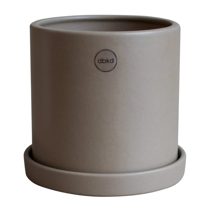 Grow ruukku Ø13 cm aluslautasella, Dust DBKD