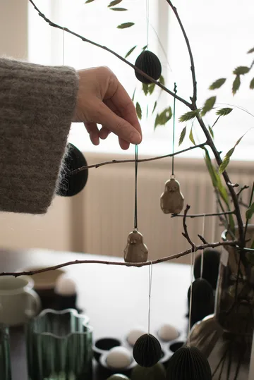 Hanging Chubby chicken koriste-riipus - Beige - DBKD