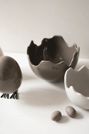 Happy Easter -kulho kananmunankuori large - Shiny dust - DBKD