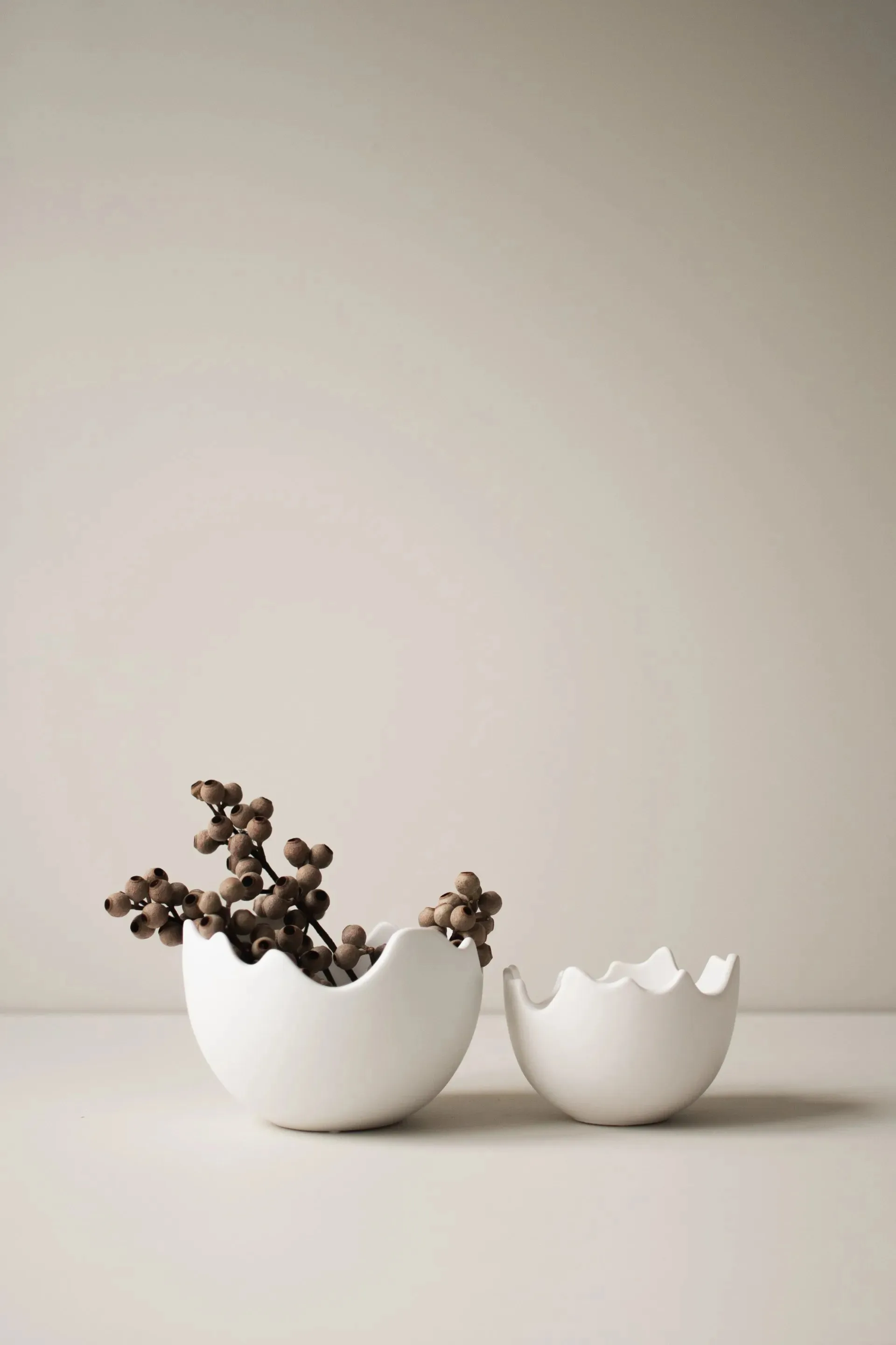 Happy Easter -kulho munankuori small, White DBKD