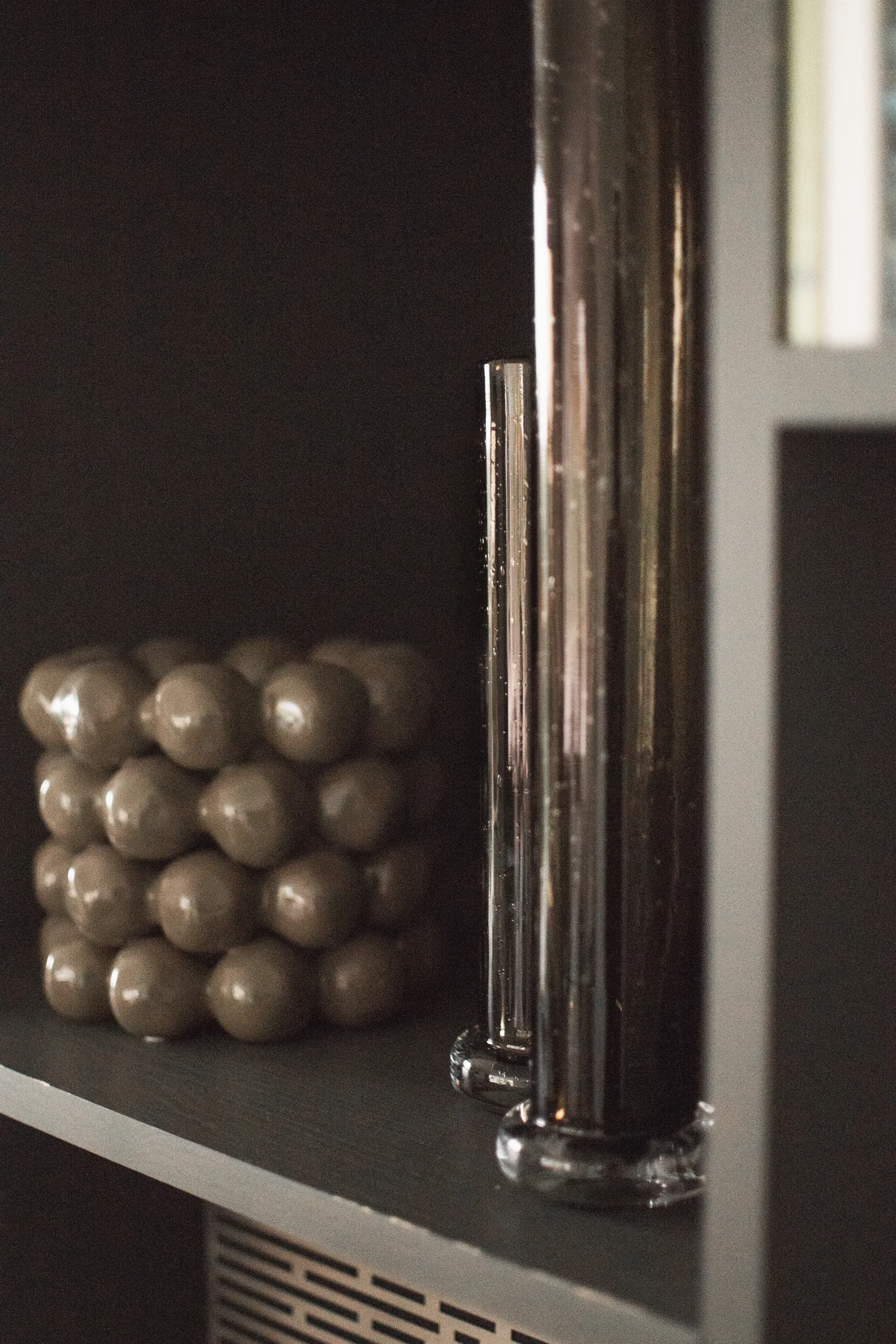 Korkea maljakko, Ruskea, 25 cm DBKD