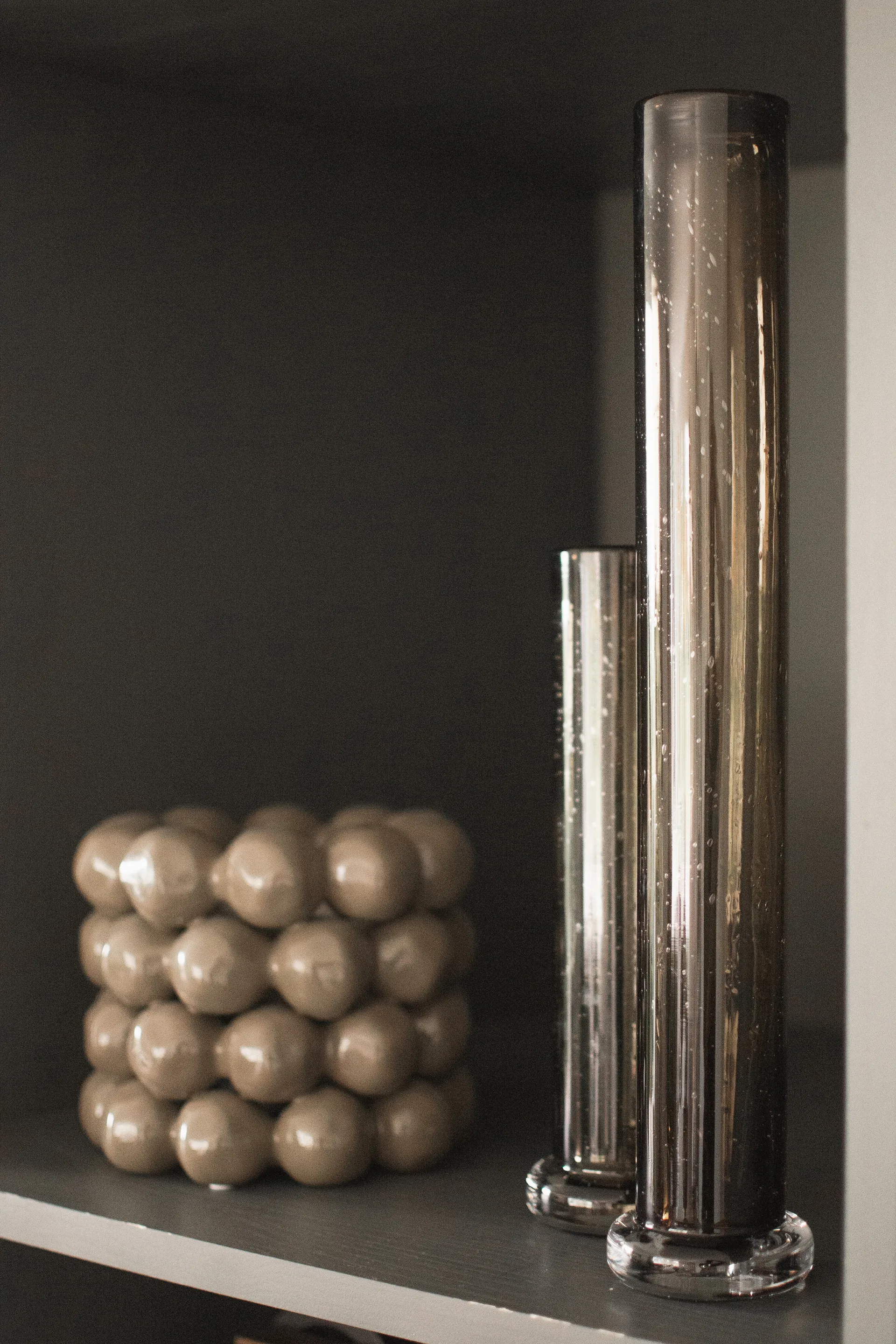 Korkea maljakko, Ruskea, 40 cm DBKD