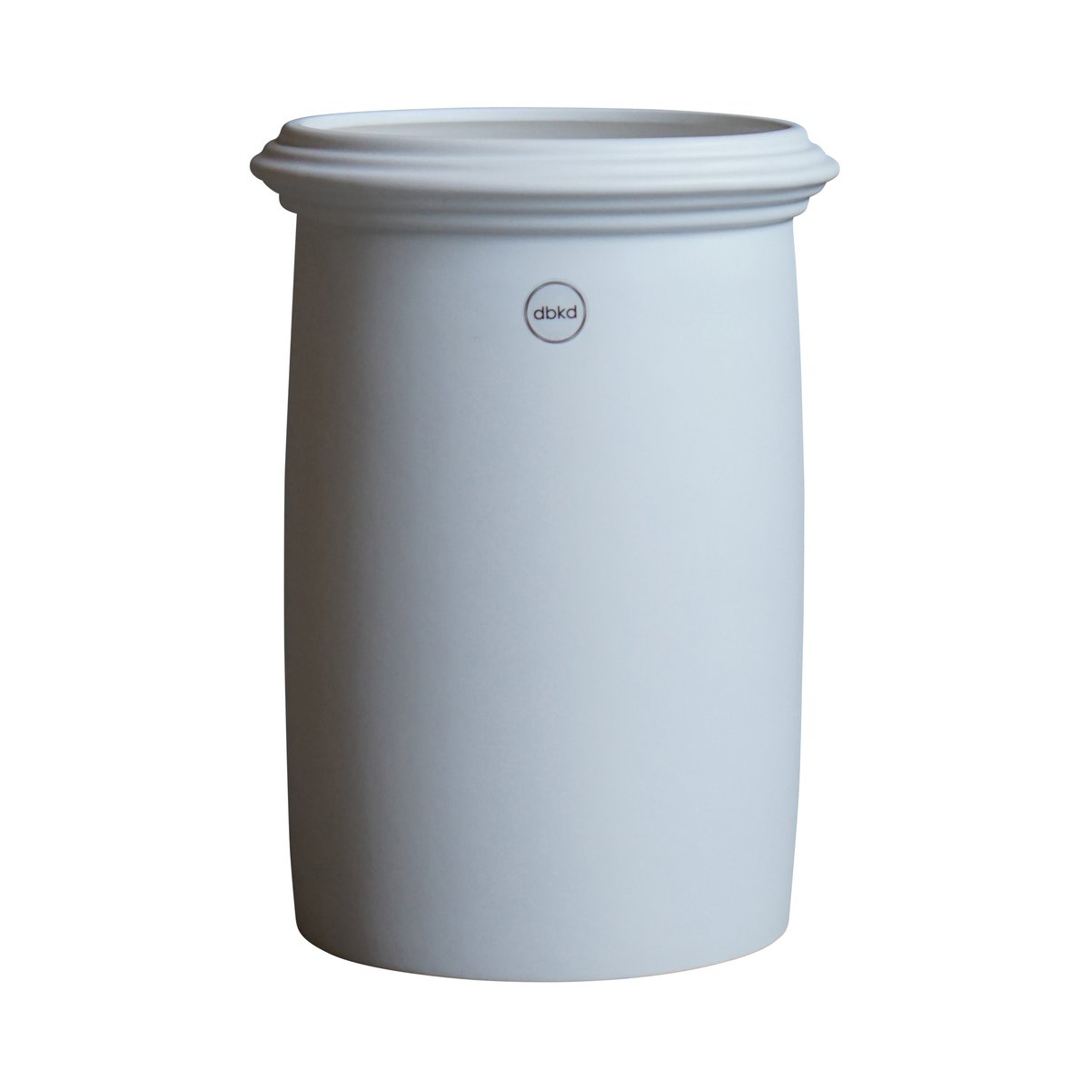 DBKD Kruset ruukku matta valkoinen Large 18 cm | Skandinaavinen Sisustus | Ruukut | Valkoinen