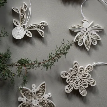 Light Flake -lumihiutale, valkoinen - Pieni Ø 8 cm - DBKD