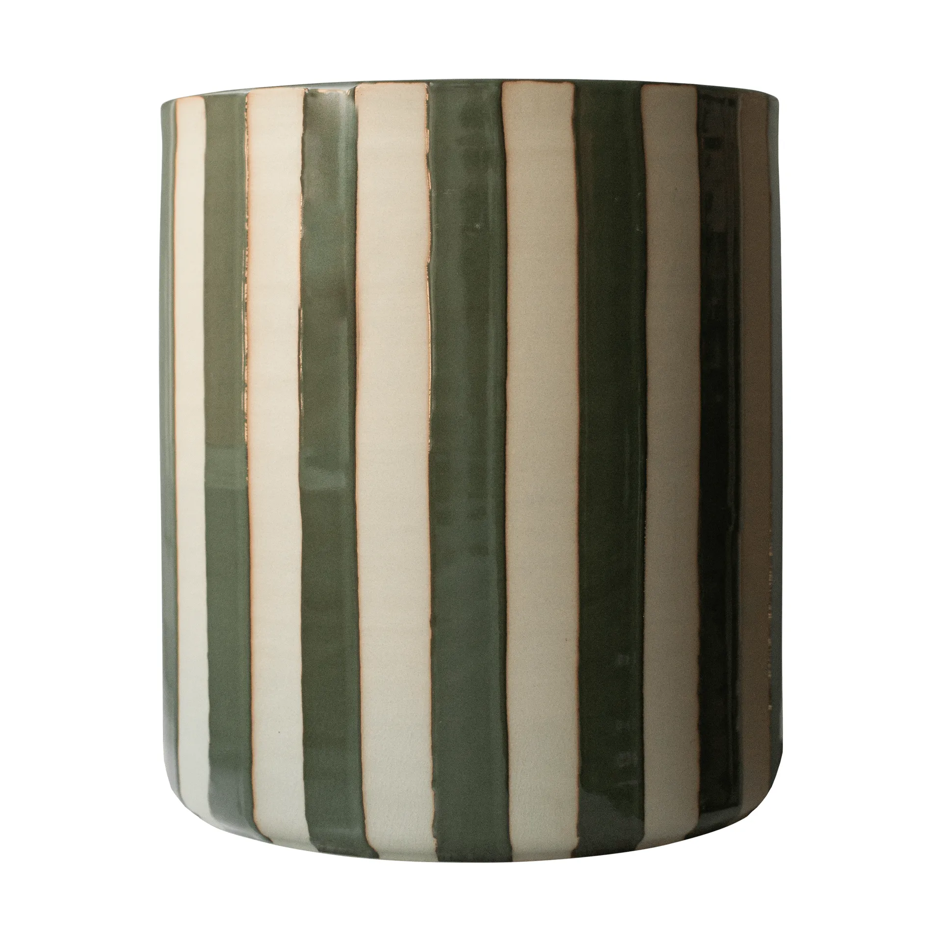 Line ruukku Ø21x24 cm, Stripe vihreä DBKD