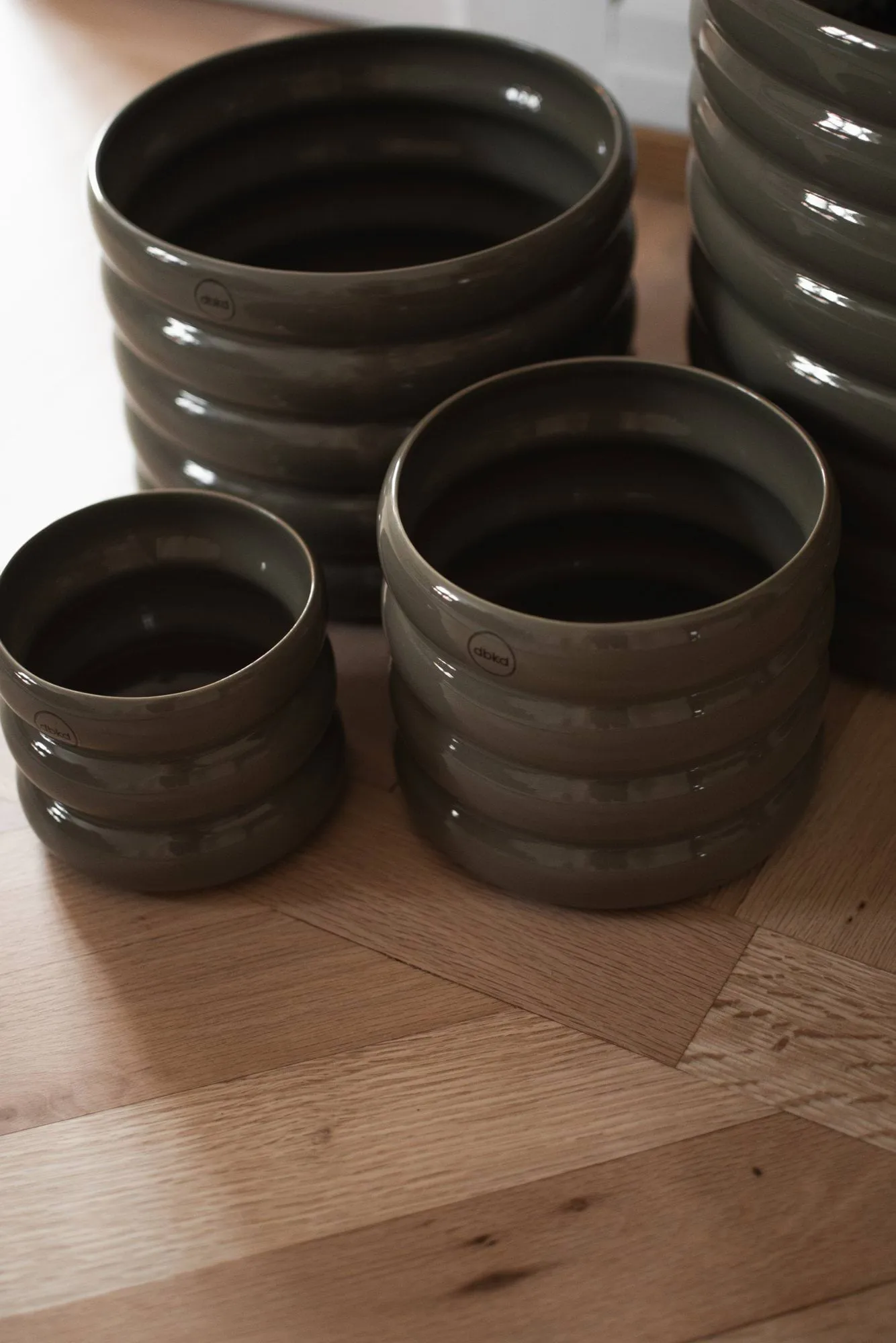 Mud kiiltävä ruukku, Ø14 cm DBKD